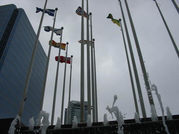 Canada Place Flag Pond photo