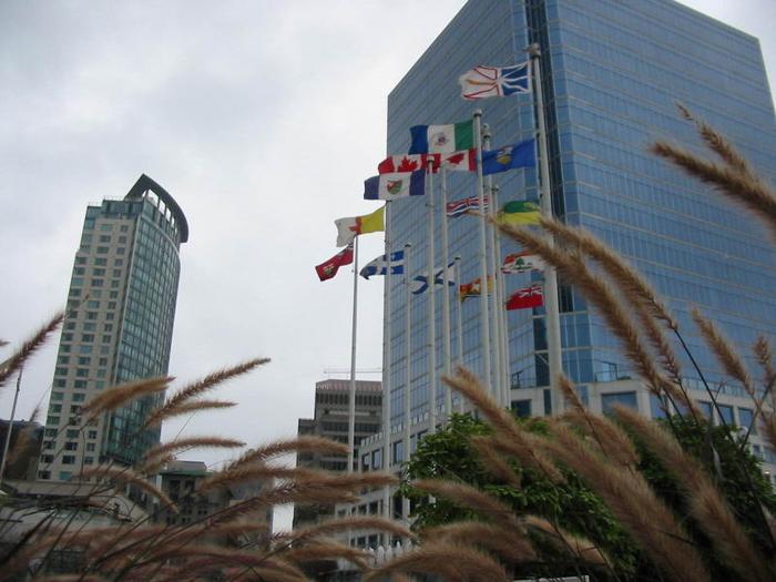 Canada Place Flag Pond photo