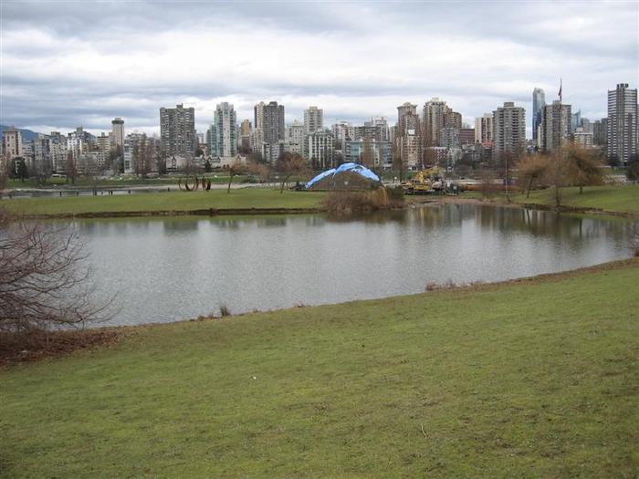 Vanier Point Pond and Bridge photo